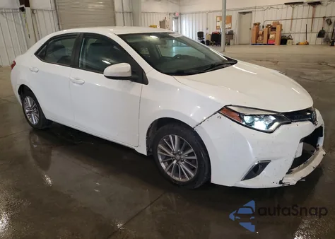 2014 Toyota Corolla L z USA, uszkodzony, nr VIN 2T1BURHEXEC169067